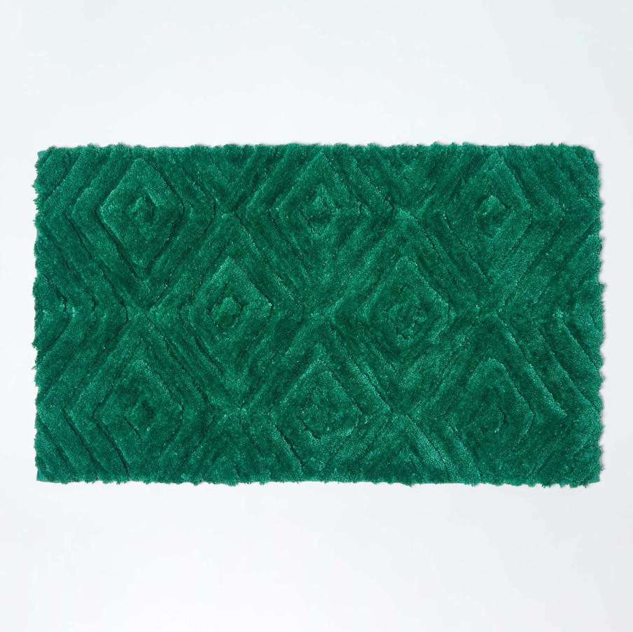 Tapis de bain émeraude