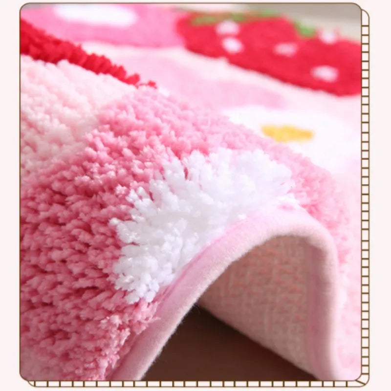 Tapis de bain motif fraise – Image 5